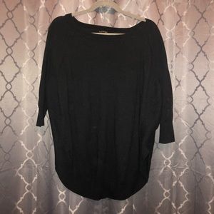 Black quarter sleeve sweater - Express